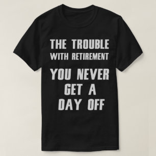 Das Problem mit einem sonnigen T-Shirt der Rentenz
