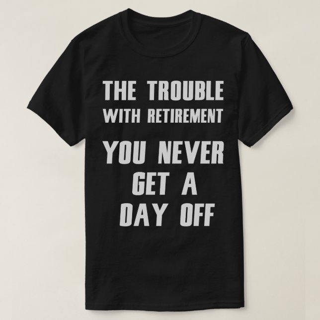 Das Problem mit einem sonnigen T-Shirt der Rentenz (Design vorne)