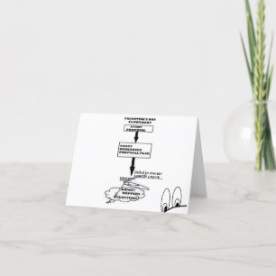 Das Problem - Valentine FlowChart Cards Dankeskarte
