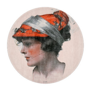 Das Profil der Frau Schneidebrett