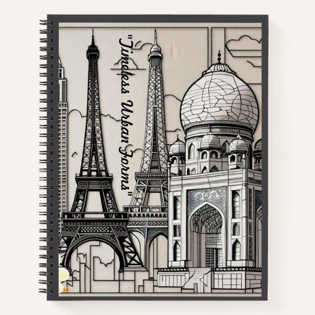 "Das Profil der Stadt" Notizbuch (Vorderseite)