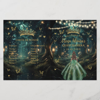 Das Programm "Enchanted Forest Emerald Green Quinc