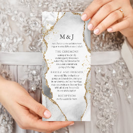 Das Programm "White, Gold & Gray Mist Agate"