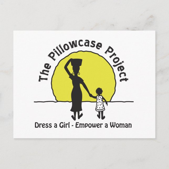 Das Projekt Pillowcase Postkarte (Vorderseite)