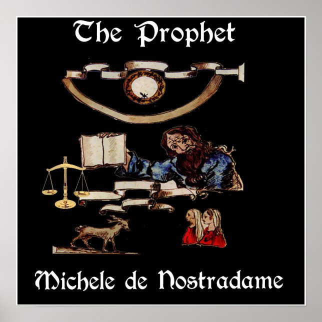Das Prophet-Nostradamus-Poster Poster (Vorne)