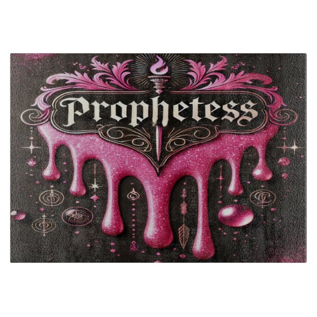 "Das Prophetess-Schneiderboard": Vorbereitung mit  Schneidebrett (Vorderseite)