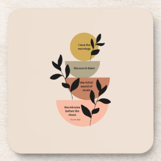 Das Protokoll vor dem Chaos - Untersetzer aus hart