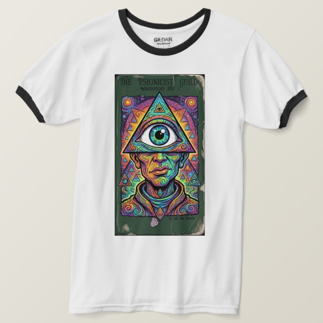 Das Psionicist-Gilde 1 Ringer T-Shirt (Design vorne)