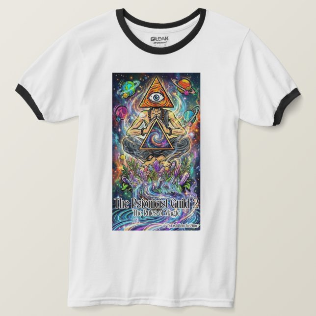 Das Psionicist Guild 2 Ringer T-Shirt (Design vorne)