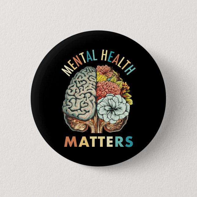 Das psychische Bewusstsein der Stigma-psychische P Button (Vorderseite)
