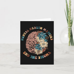 Das psychische Bewusstsein der Stigma-psychische P Karte
