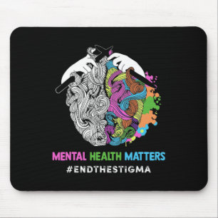 Das psychische Bewusstsein der Stigma-psychische P Mousepad