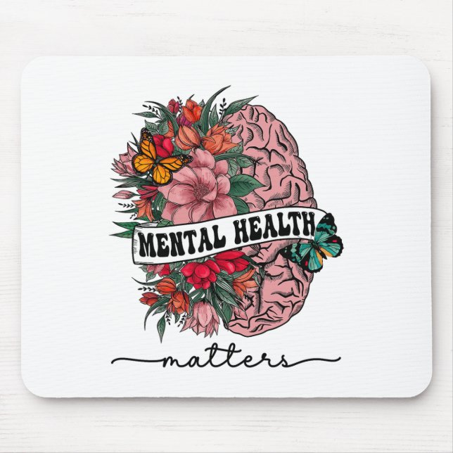 Das psychische Bewusstsein der Stigma-psychische P Mousepad (Vorne)
