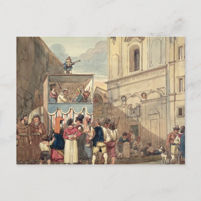 Das Puppentheater Postkarte (Vorderseite)