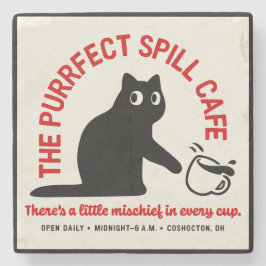 Das Purfect Spill Café Steinuntersetzer