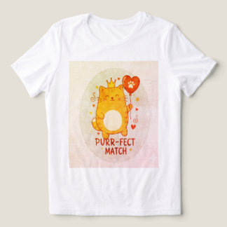 Das "Purr-fect Match" Royal Premium Tri-Blend T-Sh Shirt