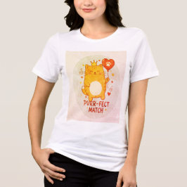 Das "Purr-fect Match" Royal Premium Tri-Blend T-Sh Shirt