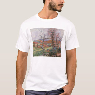 Das Puy Barion bei Crozant, Bretagne (Öl auf T-Shirt
