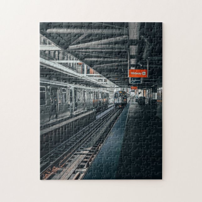 Das Puzzle des täglichen Jigsaw/U-Bahn-Puzzle (Vertikal)
