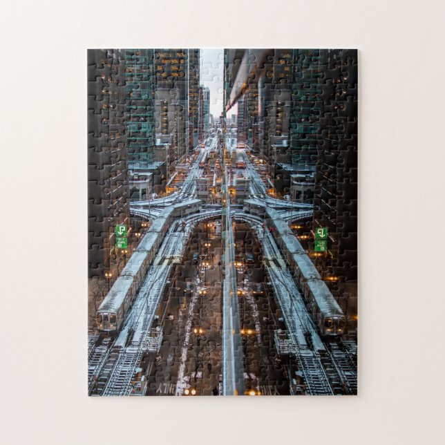 Das Puzzle des täglichen Jigsaw/U-Bahn-Puzzle (Vertikal)