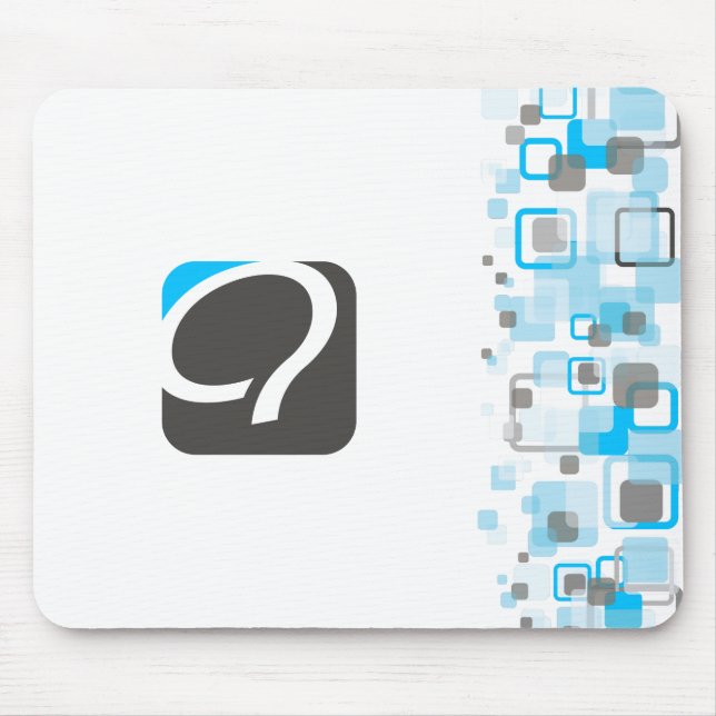 Das q Mousepad - Quaero Blau (Vorne)