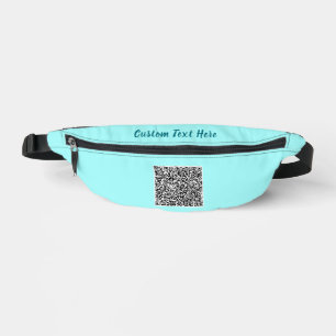 Das QR Code Custom Text Fanny Pack wählt Farben Bauchtasche