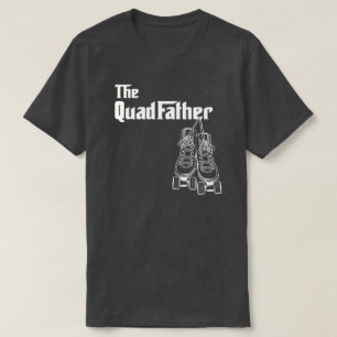 Das QuadFather Roller-Skaten-Design T-Shirt