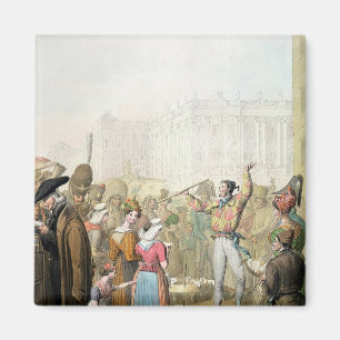 Das Quai d'Ecole, Paris, 1831 Magnet