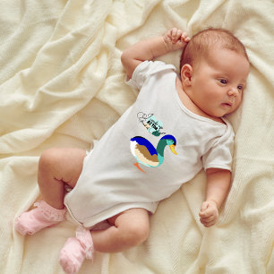 Das Quaken der Morgendämmerung: schöne Stockente Baby Strampler