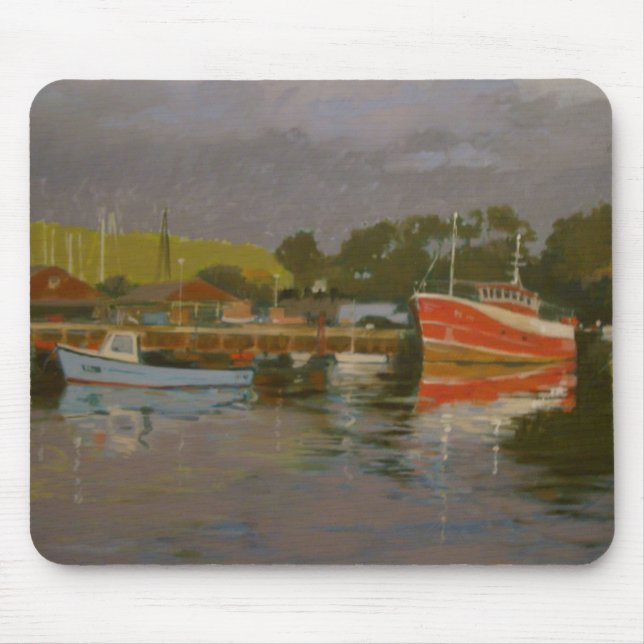 Das Quay Salcombe 2 des Fischers Mousepad (Vorne)