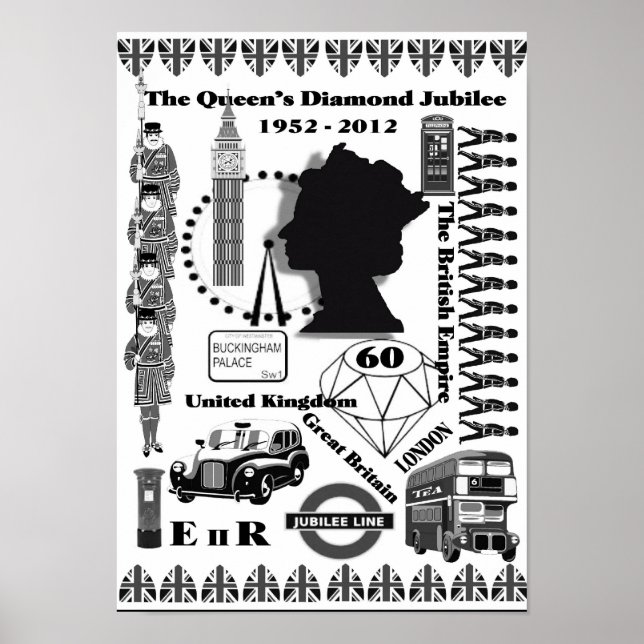 Das Queens Diamond Jubilee Poster (Vorne)