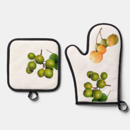 Das Quenette Ofenhandschuh & Topflappen-Set