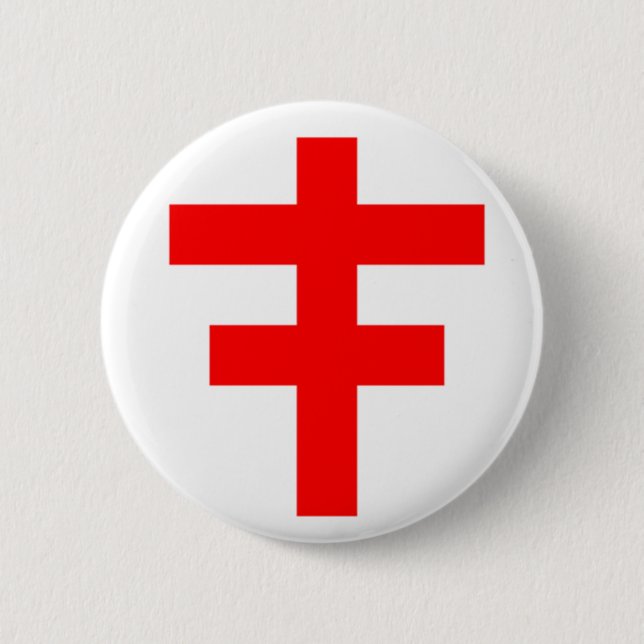 Das QuerPattee des Scottish adelt Templar Button (Vorderseite)