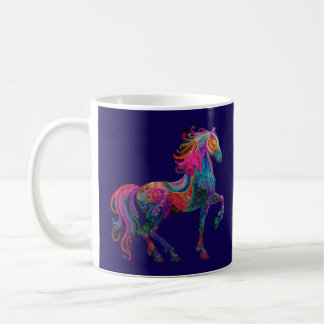 Das quiltende Pferd Kaffeetasse