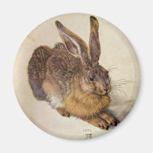 DAS RABBIT (Junge Hare) Magnet