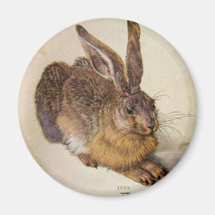 DAS RABBIT (Junge Hare) Magnet