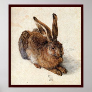 DAS RABBIT (Junge Hare) Poster