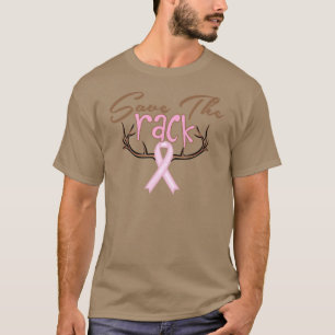 Das Rack-Brustkrebs-Bewusstsein gerettet T-Shirt