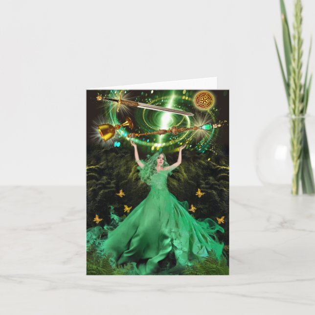 Das Rad des Glücks Karte (Vorderseite)