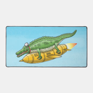 Das Raketenkrokodil Schreibtischunterlage