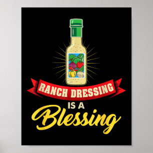 Das Ranch Dressing ist ein gesegneter Favorit für Poster