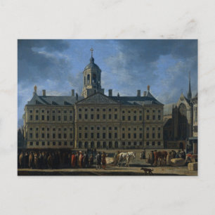 Das Rathaus am Damm, Amsterdam Postkarte