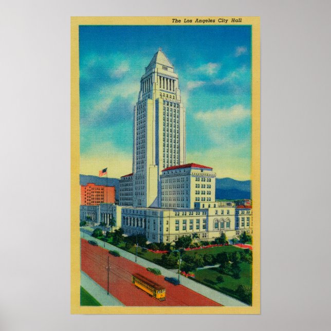 Das Rathaus von Los Angeles Poster (Vorne)