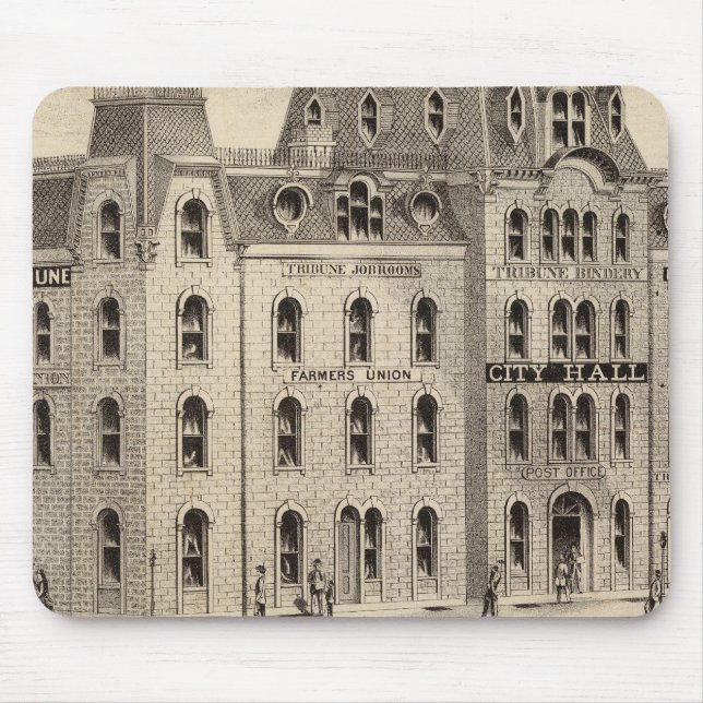 Das Rathaus von Minneapolis, Minnesota Mousepad (Vorne)