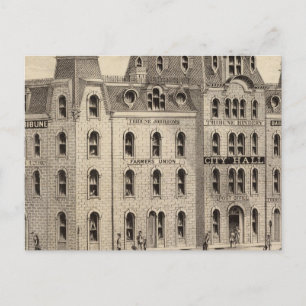 Das Rathaus von Minneapolis, Minnesota Postkarte
