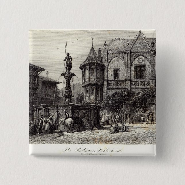 Das Rathhaus, Hildesheim Button (Vorderseite)