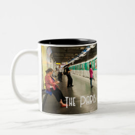 Das Rätsel der Pariser Metro Zweifarbige Tasse