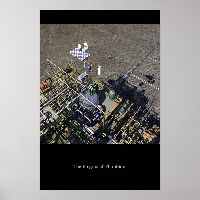 Das Rätsel des Klempnens Poster (Vorne)