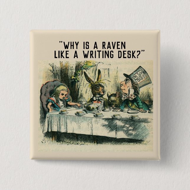 Das Rätsel des Mad Hatter Button (Vorderseite)