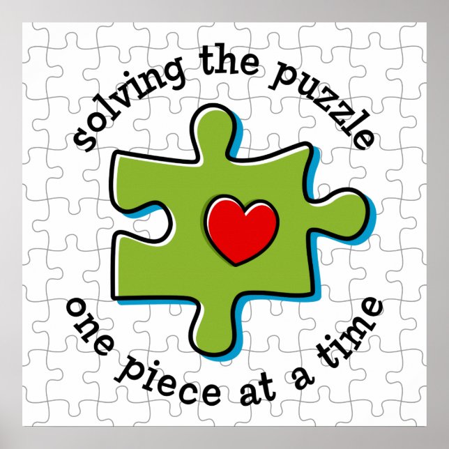 Das Rätsel lösen Poster (Vorne)